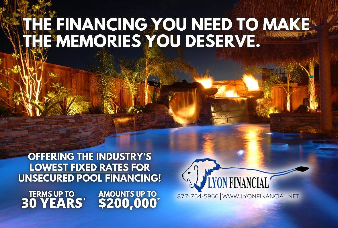 Lyon Financial - Click to apply now for pool financing - rates as low as 2.99%*